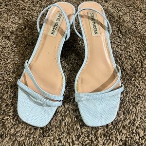 Steve Madden Sky Blue Strappy Heels